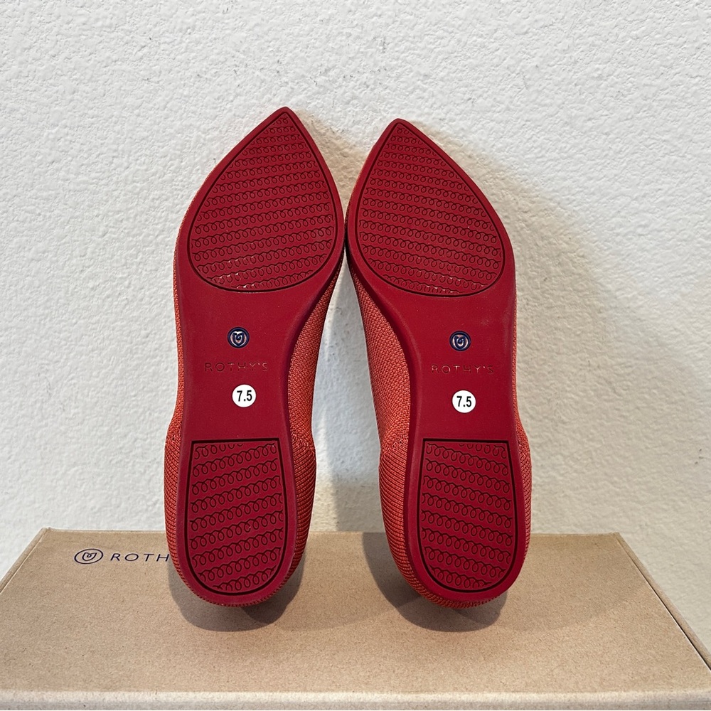 Rothy's The Point Flats in Copper, Size 7.5, New in Box - Picture 7 of 8